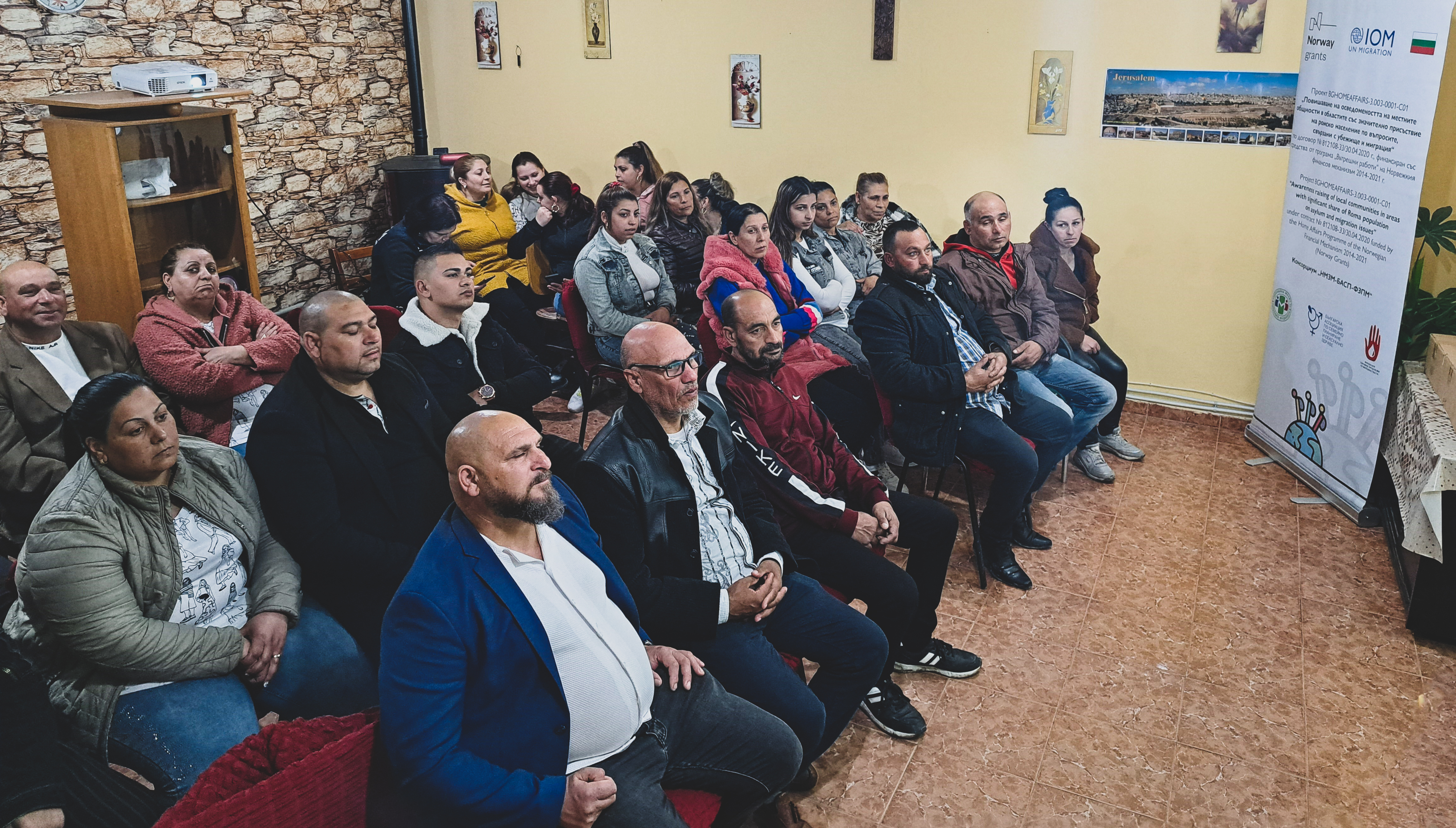 representatives of the Roma community in Sliven
